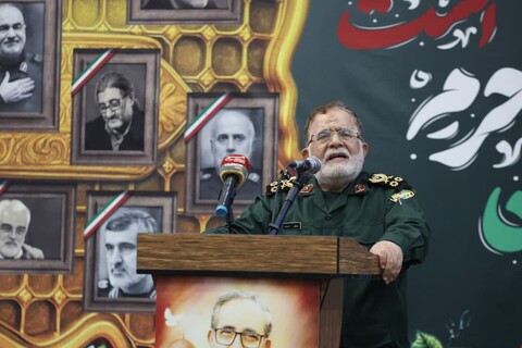 تصاویر /  مراسم چهلمین روز شهادت سپهبد شهید علی شادمانی و شهدای حمله رژیم صهیونسیتی در همدان