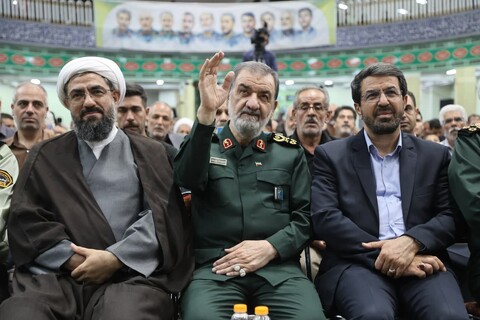 تصاویر /  مراسم چهلمین روز شهادت سپهبد شهید علی شادمانی و شهدای حمله رژیم صهیونسیتی در همدان