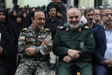 تصاویر /  مراسم چهلمین روز شهادت سپهبد شهید علی شادمانی و شهدای حمله رژیم صهیونسیتی در همدان