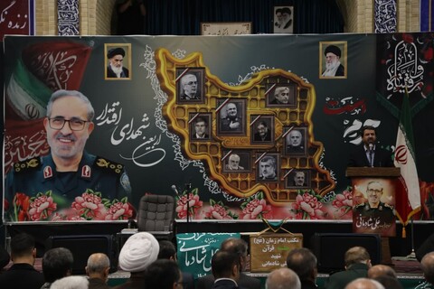 تصاویر /  مراسم چهلمین روز شهادت سپهبد شهید علی شادمانی و شهدای حمله رژیم صهیونسیتی در همدان