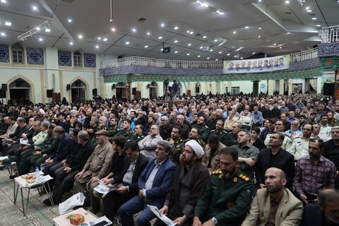 تصاویر /  مراسم چهلمین روز شهادت سپهبد شهید علی شادمانی و شهدای حمله رژیم صهیونسیتی در همدان