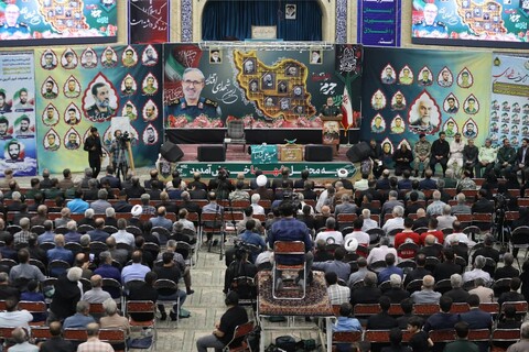 تصاویر /  مراسم چهلمین روز شهادت سپهبد شهید علی شادمانی و شهدای حمله رژیم صهیونسیتی در همدان