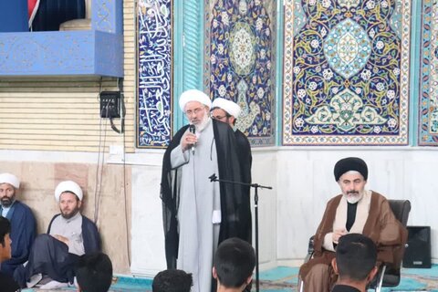 تصاویر/ سخنرانی نماینده ولی فقیه در آذربایجان‌غربی در جمع طلاب جدید الورود حوزه علمیه استان