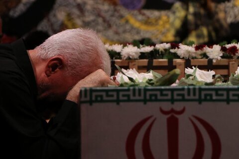 تصاویر/ مراسم استقبال از شهدای تازه تفحص شده از مناطق عملیاتی دوپازا و حاج عمران در مسجد جنرال ارومیه