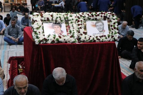 تصاویر/ مراسم استقبال از شهدای تازه تفحص شده از مناطق عملیاتی دوپازا و حاج عمران در مسجد جنرال ارومیه