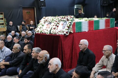 تصاویر/ مراسم استقبال از شهدای تازه تفحص شده از مناطق عملیاتی دوپازا و حاج عمران در مسجد جنرال ارومیه