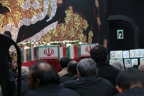 تصاویر/ مراسم استقبال از شهدای تازه تفحص شده از مناطق عملیاتی دوپازا و حاج عمران در مسجد جنرال ارومیه