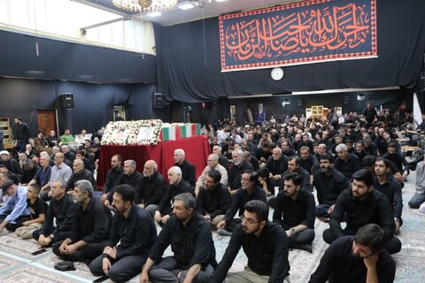 تصاویر/ مراسم استقبال از شهدای تازه تفحص شده از مناطق عملیاتی دوپازا و حاج عمران در مسجد جنرال ارومیه