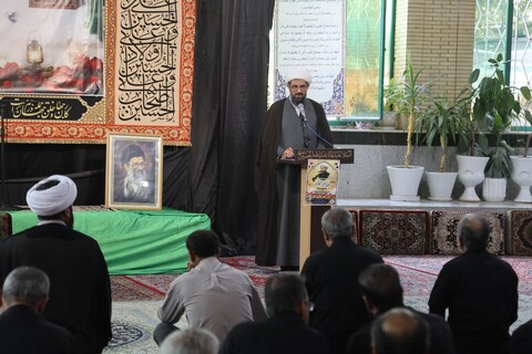 تصاویر /  مراسم گرامیداشت چهلمین روز شهادت حجت الاسلام والمسلمین ترکاشوند و شهید امین کریمی در همدان
