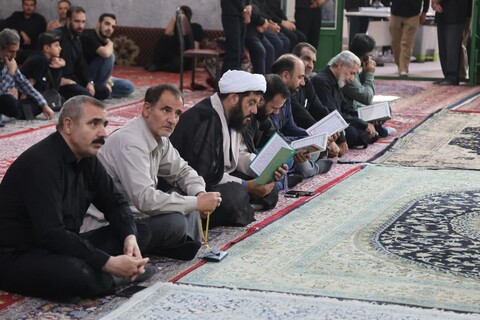 تصاویر /  مراسم گرامیداشت چهلمین روز شهادت حجت الاسلام والمسلمین ترکاشوند و شهید امین کریمی در همدان