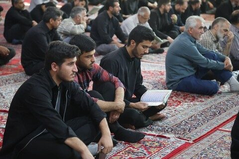 تصاویر /  مراسم گرامیداشت چهلمین روز شهادت حجت الاسلام والمسلمین ترکاشوند و شهید امین کریمی در همدان