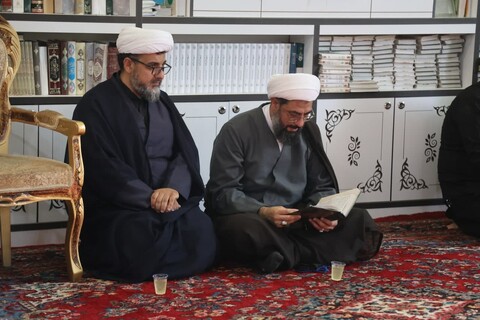 تصاویر /  مراسم گرامیداشت چهلمین روز شهادت حجت الاسلام والمسلمین ترکاشوند و شهید امین کریمی در همدان