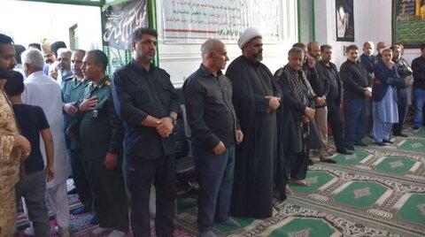 مراسم گرامیداشت شهید جواد کریم‌کُشته خادم مدرسه علمیه امام جعفر صادق(ع) زاهدان