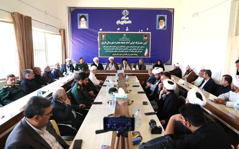 تصاویر/   آیین معارفه امام جمعه شهرستان باروق