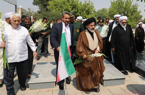 تصاویر/   آیین معارفه امام جمعه شهرستان باروق