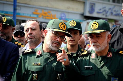 تصاویر/ مراسم تشییع پیکر مطهر شهدای تازه تفحص شده ازمناطق عملیاتی دوپازه وحاج عمران در ارومیه