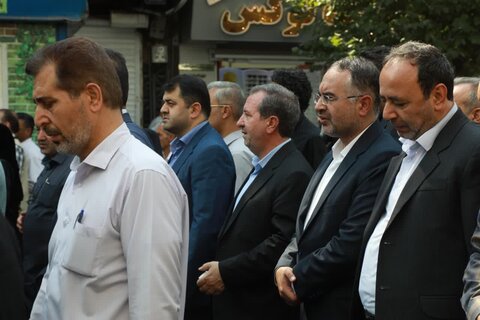 تصاویر/ مراسم تشییع پیکر مطهر شهدای تازه تفحص شده ازمناطق عملیاتی دوپازه وحاج عمران در ارومیه