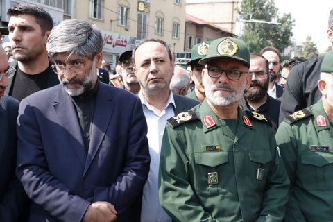 تصاویر/ مراسم تشییع پیکر مطهر شهدای تازه تفحص شده ازمناطق عملیاتی دوپازه وحاج عمران در ارومیه