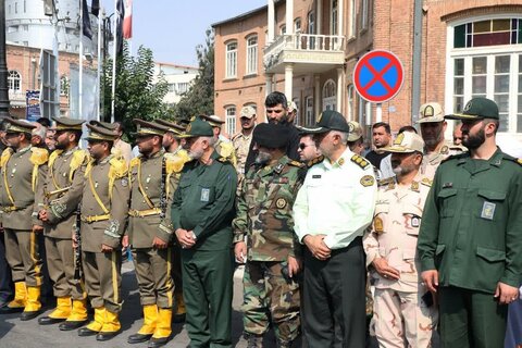 تصاویر/ مراسم تشییع پیکر مطهر شهدای تازه تفحص شده ازمناطق عملیاتی دوپازه وحاج عمران در ارومیه