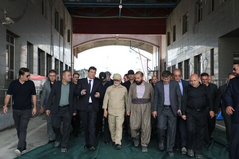 تصاویر/  بازدید معاون وزیر کشور از  در پایانه مرزی تمرچین و حاج عمران