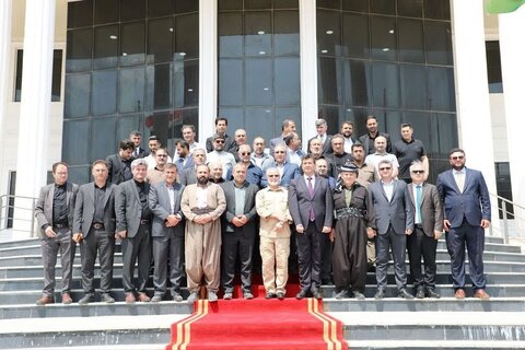 تصاویر/  بازدید معاون وزیر کشور از  در پایانه مرزی تمرچین و حاج عمران