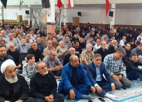 تصاویر/ اقانه نماز عبادی سیاسی جمعه آران  وبیدگل