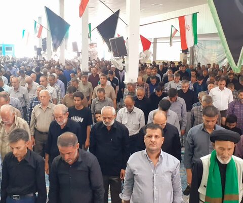 تصاویر/ اقانه نماز عبادی سیاسی جمعه آران  وبیدگل
