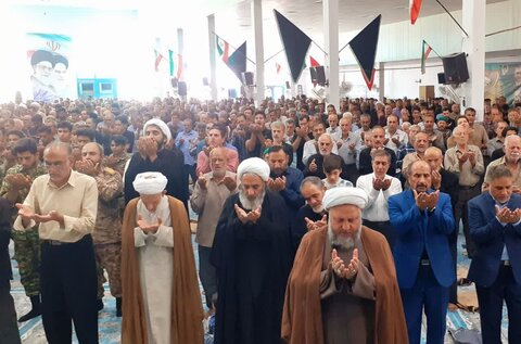 تصاویر/ اقانه نماز عبادی سیاسی جمعه آران  وبیدگل