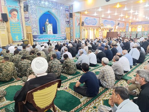 تصاویر/ آیین عبادی سیاسی نمازجمعه بوشهر
