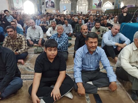 تصاویر/ اقانه نماز عبادی سیاسی جمعه کاشان