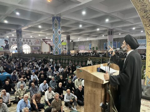 تصاویر/ اقانه نماز عبادی سیاسی جمعه کاشان