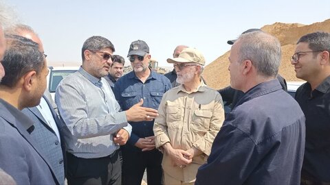 تصاویر/ بازدید معاون وزیر کشور بازدید از پروژه های اربعین شهرستان نقده