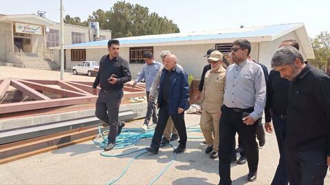 تصاویر/ بازدید معاون وزیر کشور بازدید از پروژه های اربعین شهرستان نقده
