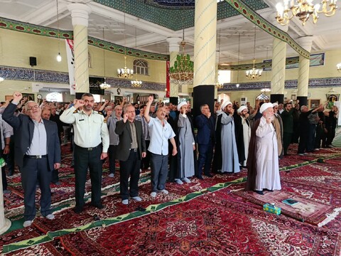 تصاویر/ اقامه نماز جمعه در خسروشاه