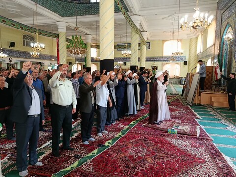 تصاویر/ اقامه نماز جمعه در خسروشاه