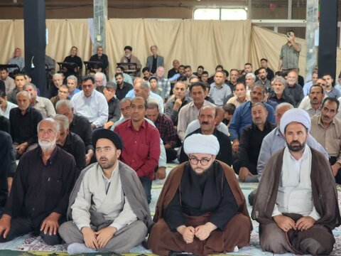 تصاویر/ آیین عبادی سیاسی نماز جمعه چایپاره