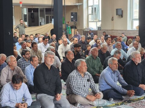 تصاویر/ آیین عبادی سیاسی نماز جمعه چایپاره