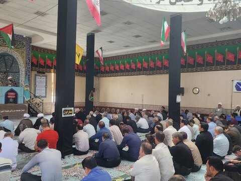 تصاویر/ آیین عبادی سیاسی نماز جمعه چایپاره