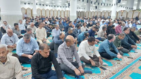 نمازجمعه شهر جم به روایت تصویر