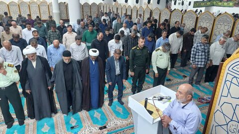 نمازجمعه شهر جم به روایت تصویر