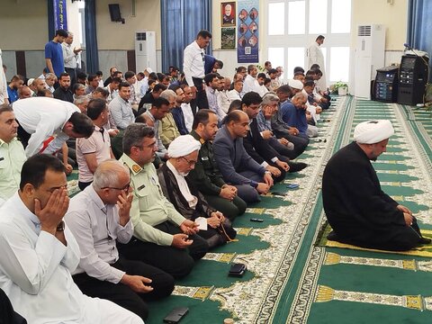 تصاویر/ آیین عبادی سیاسی نمازجمعه امروز عسلویه