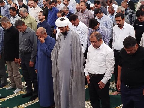 تصاویر/ آیین عبادی سیاسی نمازجمعه امروز عسلویه