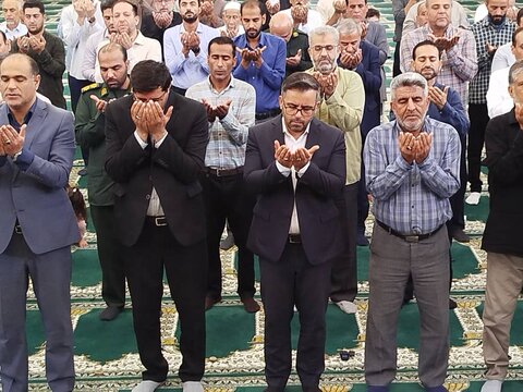 تصاویر/ آیین عبادی سیاسی نمازجمعه امروز عسلویه