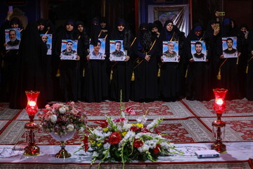 بزرگداشت چهلمین روز شهدای اقتدار در مسجد مقدس جمکران + عکس