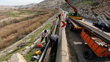 تصاویر/ گام بلند بسیج سازندگی برای رفع تنش بی آبی در لرستان