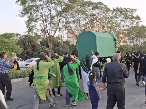 تصاویر/حرکت کاروان عزاداری شهادت امام حسن مجتبی(ع) در کاشان