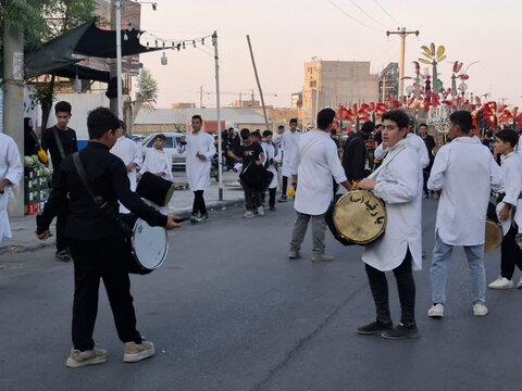 تصاویر/حرکت کاروان عزاداری شهادت امام حسن مجتبی(ع) در کاشان