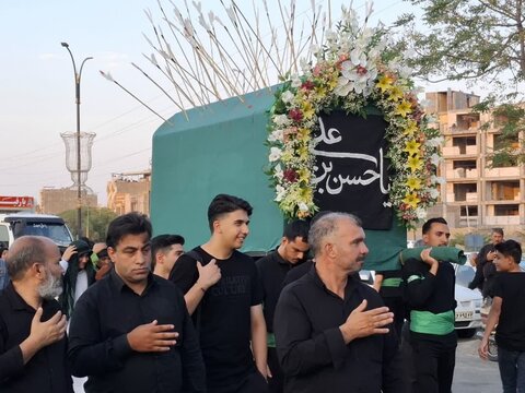 تصاویر/حرکت کاروان عزاداری شهادت امام حسن مجتبی(ع) در کاشان