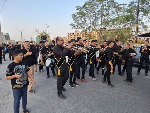 تصاویر/حرکت کاروان عزاداری شهادت امام حسن مجتبی(ع) در کاشان