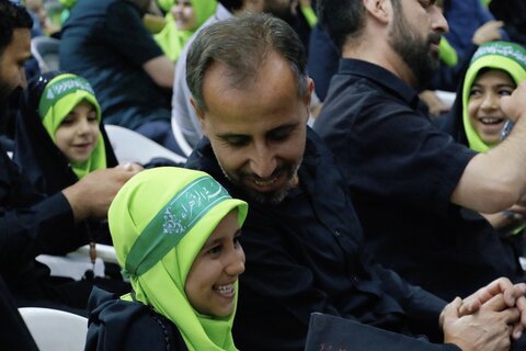 اجتماع بزدگ دختران حسین علیه السلام"روضه پدر دختری شهادت حضرت رقیه س"